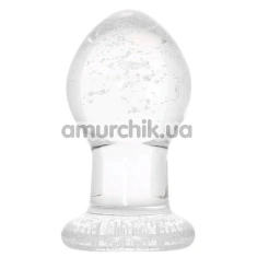 Анальна пробка Firefly Glass Plug Small, світиться у темряві - Фото №1