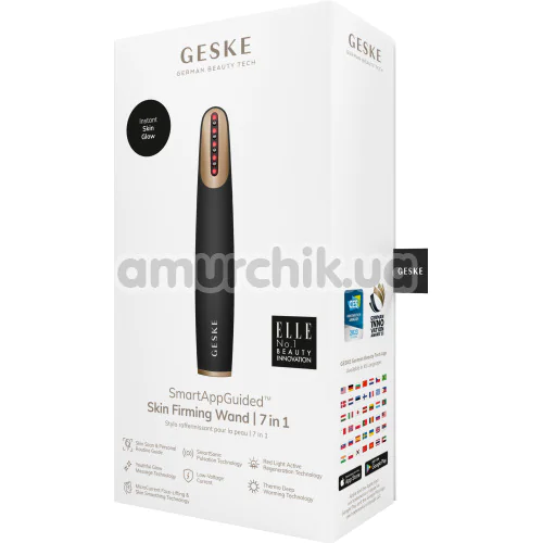 Лифтинг-массажер для лица Geske Skin Firming Wand 7 in 1, серый