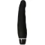 Вибратор Mini Silicone Classic 16 см, черный - Фото №1