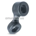 Эрекционное кольцо для члена Boners Cock Ring & Ball Stretcher, синее - Фото №1