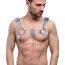 Портупея Feral Feelings Bulldog Harness, прозора - Фото №1