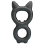 Эрекционное кольцо Crazy Bull Super Soft Silicone Toran, черное - Фото №1