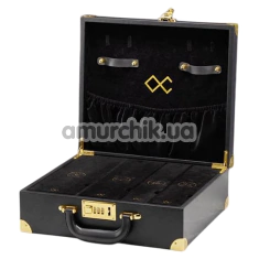 Футляр для зберігання секс-іграшок Lockink Sevanda Moonlight Treasure Chest Storage Box, чорний - Фото №1