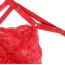 Комплект Star Night Bra Garter Belt, червоний: бюстгальтер + трусики з гартерами - Фото №12