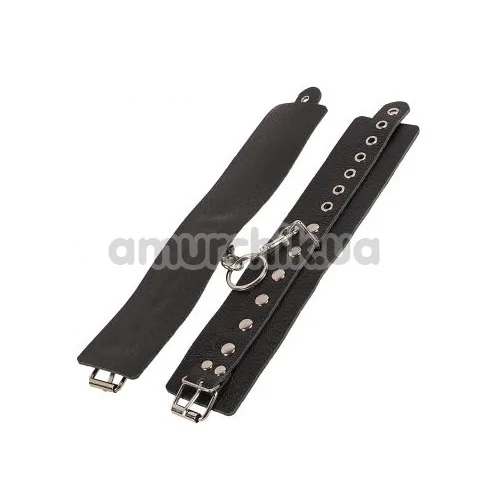 Наручники Leather Restraints Hand Cuffs, чёрные