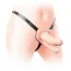 Двойной полый страпон Lovetoy Unisex Double Penetrator 6, телесный - Фото №1