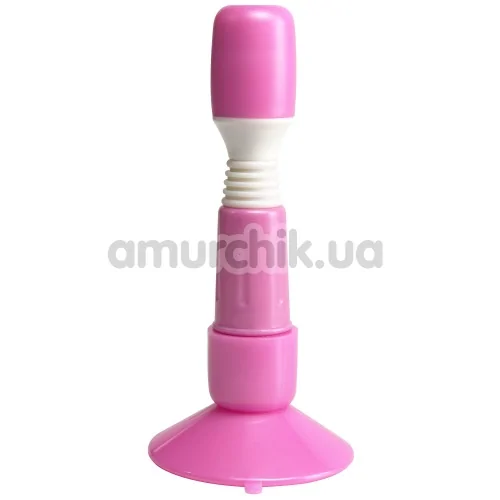 Универсальный массажер Suction Cup Wanachi, розовый - Фото №1