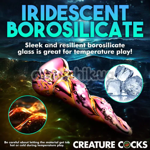 Фаллоимитатор Creature Cocks Enchantress, розово-желтый