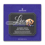Крем для минета Sensuva Lic-O-Licious Throat Coating Oral Delight Cream Blueberry Muffin - черничный кекс, 6 мл - Фото №1