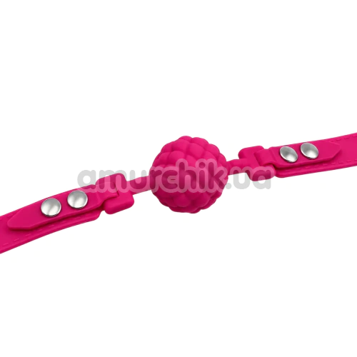 Кляп DS Fetish Silicone Padded Ball Gag S, рожевий