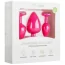 Набор анальных пробок с прозрачными кристаллами Luxe Bling Plugs Trainer Kit, розовый - Фото №6