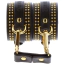 Фиксаторы для рук Taboom Vogue Studded Wrist Cuffs, черные - Фото №5