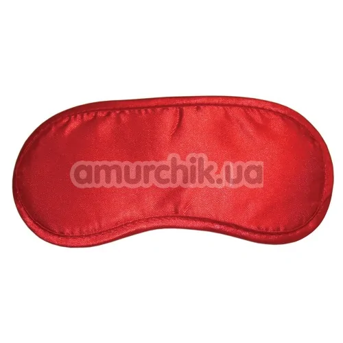 Маска на очі Sex & Mischief Satin Red Blindfold, червона - Фото №1