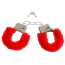 Наручники Power Escorts Love Cuffs, красные - Фото №3