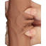 Фалоімітатор Sliding-Skin Dual Layer Dong King Sized 13.5, світло-коричневий - Фото №15