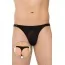 Трусы-стринги мужские Thongs черные (модель 4502)
