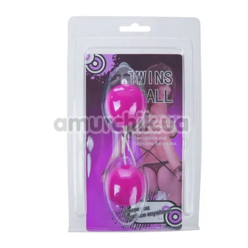 Вагинальные шарики Twins Ball, розовые