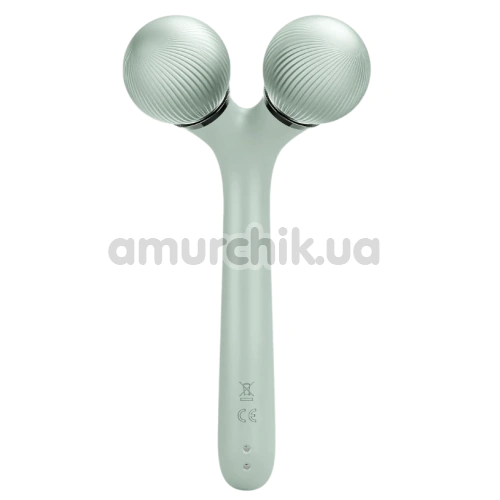 Ультразвуковий масажер Geske Sonic Facial & Body Roller 4 in 1, зелений
