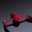 Кляп с фаллоимитатором Upko Desire for Mouth Bondage Collection Dildo-shaped Mouth Gag, красный - Фото №4