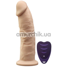 Вібратор SilexD Premium Silicone Dildo Model 2 Size 7 LRS, тілесний - Фото №1