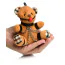 Брелок Master Series Gagged Teddy Bear Keychain - медвежонок, коричневый - Фото №6