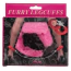 Фиксаторы для ног Furry Leg Cuffs 65 cm, розовые - Фото №3