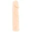 Вибронасадка на пенис Silicone Extension Vibrating, телесная - Фото №2