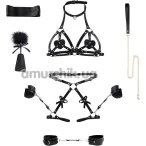 Бондажный набор Lockink Yeahwow Forced Nadu Pose Correction Set, черный - Фото №1