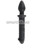 Анальний стимулятор Black Velvets Dildo And Plug, чорний - Фото №1