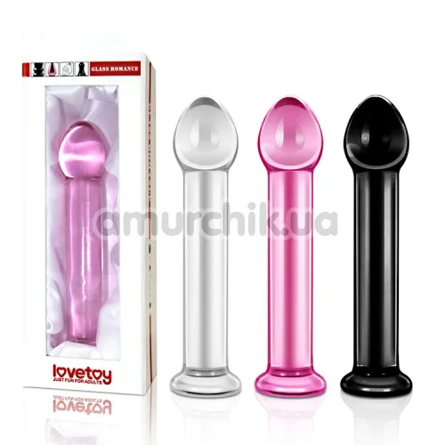 Фаллоимитатор LoveToy Glass Romance GS01, розовый