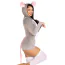 Костюм мышки Leg Avenue Comfy Mouse Costume, серый - Фото №4