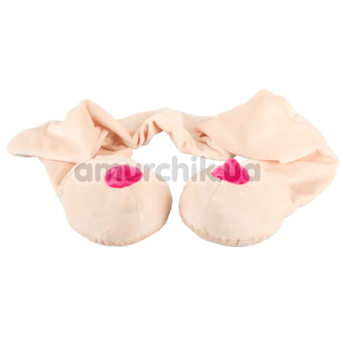 Шарф з грудьми Scarf With Two Boobs, тілесний