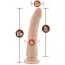 Фалоімітатор Silicone Willy's 8.5, тілесний - Фото №9