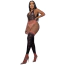 Комбинезон Star Night Magnetic Presence Lace Bodystocking, розово-черный - Фото №2