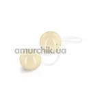 Вагінальні кульки Vibratone Unisex Duo Balls білі - Фото №1