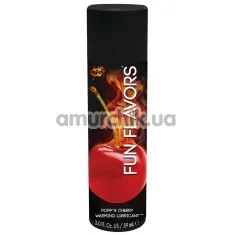 Масажно-оральний лубрикант з зігрівальним ефектом Wet Fun Flavors 4-in-1 Popp'n Cherry, 89 мл - Фото №1