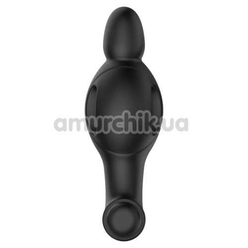 Анальная пробка с вибрацией MR Play Super Rower Silicone Vibrating Anal Plug, черный