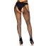 Колготки Leg Avenue Ariella Fishnet Strappy Suspender Hose, черные - Фото №5
