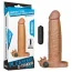 Насадка - подовжувач пеніса з вібрацією Lovetoy Pleasure X-Tender Series LV1064, коричневая - Фото №6