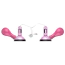 Вакуумные стимуляторы для сосков с вибрацией Crazy Beauty Vibrating Nipple Sucker, розовые - Фото №2