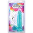 Фаллоимитатор Doc Johnson Crystal Jellies Realistic Cock With Balls 7, бирюзовый - Фото №4