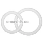 Набор из 2 эрекционных колец PotenzDuo Medium, прозрачный - Фото №1