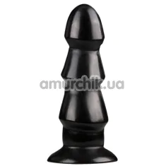 Анальная пробка Mister B All Black AB40, черная - Фото №1