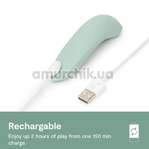 Симулятор орального сексу для жінок We-Vibe Melt 2 (ві вайб мелт 2 бірюзовий)