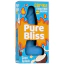 Свічка у вигляді пеніса Pure Bliss Small Coco Splash - кокос, блакитна - Фото №6