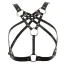 Портупея Zado Fetish Leather Chest Harness, черная - Фото №1