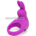 Віброкільце для члена Happy Rabbit Cock Ring, фіолетове - Фото №1