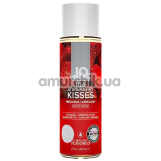 Оральный лубрикант JO H2O Strawberry Kiss - клубника, 60 мл - Фото №1