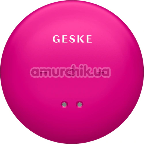Ультразвуковой массажер для лица и тела Geske Sonic Cool & Warm Face and Body Massager 9 in 1, ярко-розовый