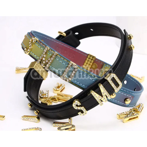 Ошейник Lockink Sevanda DIY Alphabet Collar SMD, радужный
